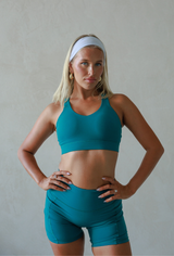 Dark Teal Chantelle Crop