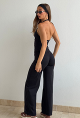 Black Everyday Wide Leg Pants