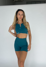 Dark Teal Pocket Bike Shorts 2.0