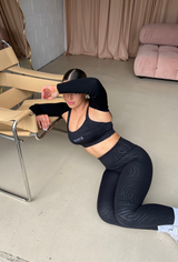 Black Zebra - 7/8 Leggings