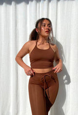 Chocolate Brittney Crop