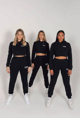 Staple Black Crop Hoodie