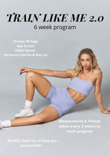 TRAIN LIKE ME 2.0 - ONLINE GYM ONLY 6 weeks