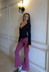 Black Wrap Top