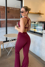 Burnt Cherry Every day Flares