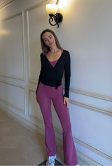 Black Wrap Top