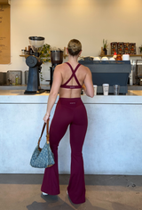Burnt Cherry Every day Flares