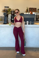 Burnt Cherry Every day Flares