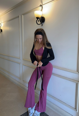 Black Wrap Top