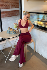 Burnt Cherry Every day Flares